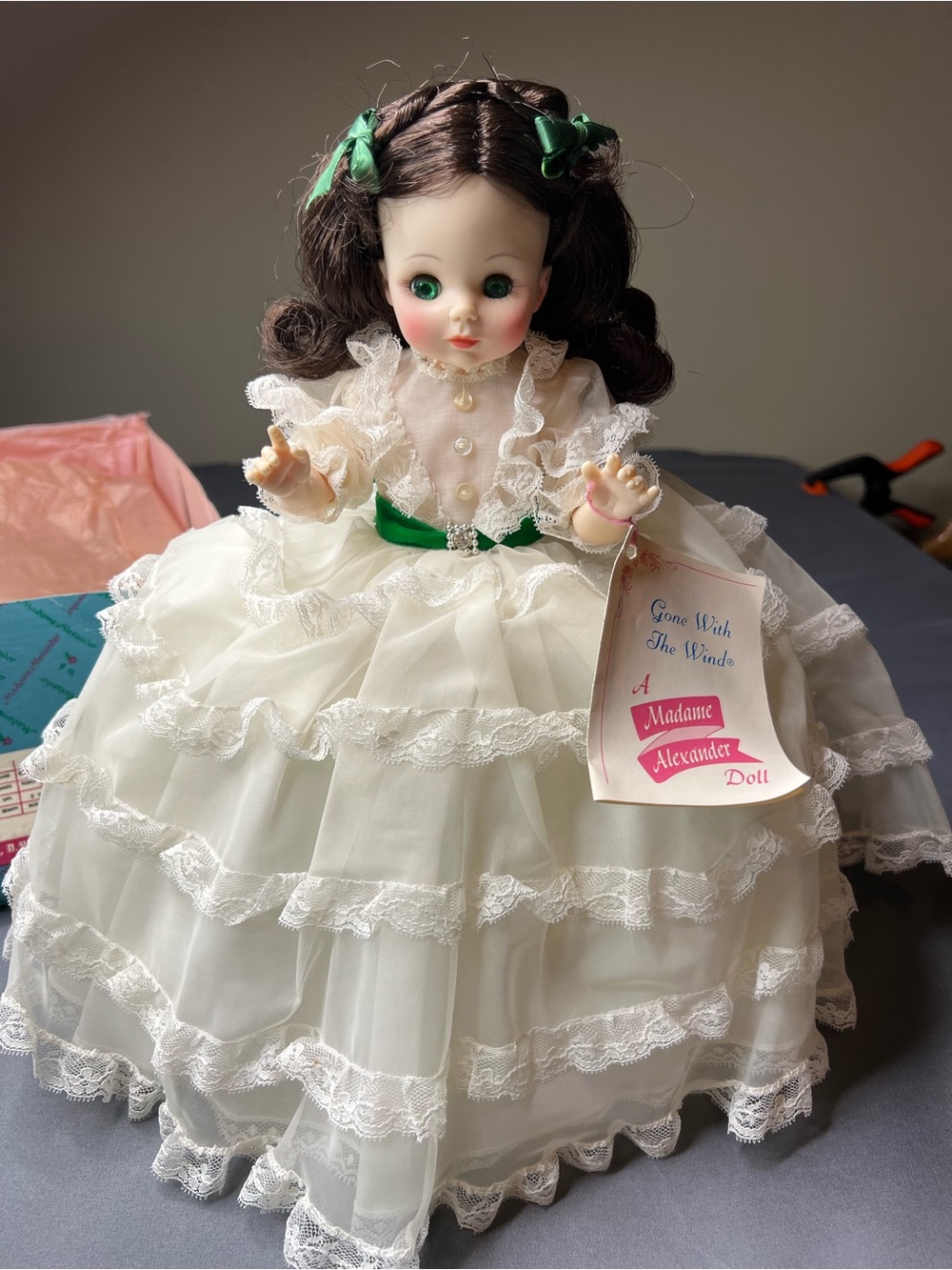 Vintage Madame Alexander Gone With the Wind Scarlett O’Hara Doll Original Box